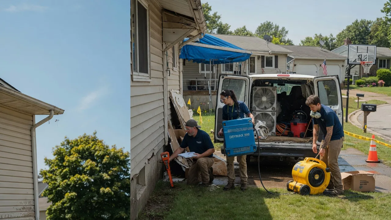 Ceiling Leak Cleanup in Columbus, KY near me